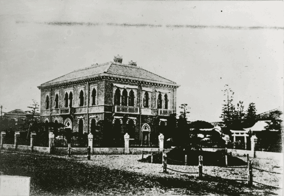 永代橋際時代の日本銀行本店の様子