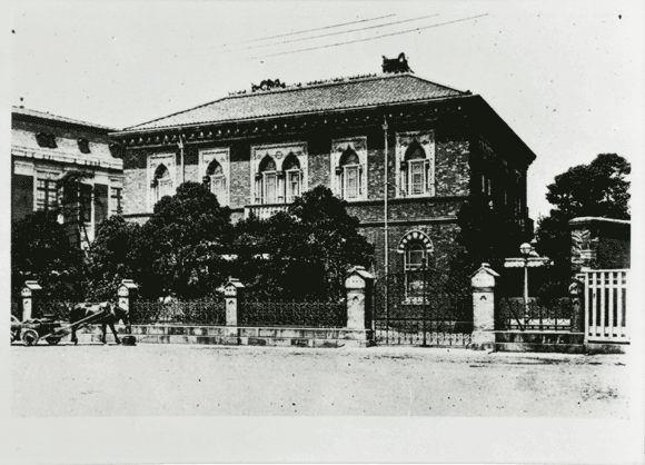 永代橋際時代の日本銀行本店の様子