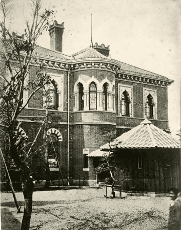永代橋際時代の日本銀行本店の様子