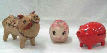 豚の貯金箱（ピギーバンク）