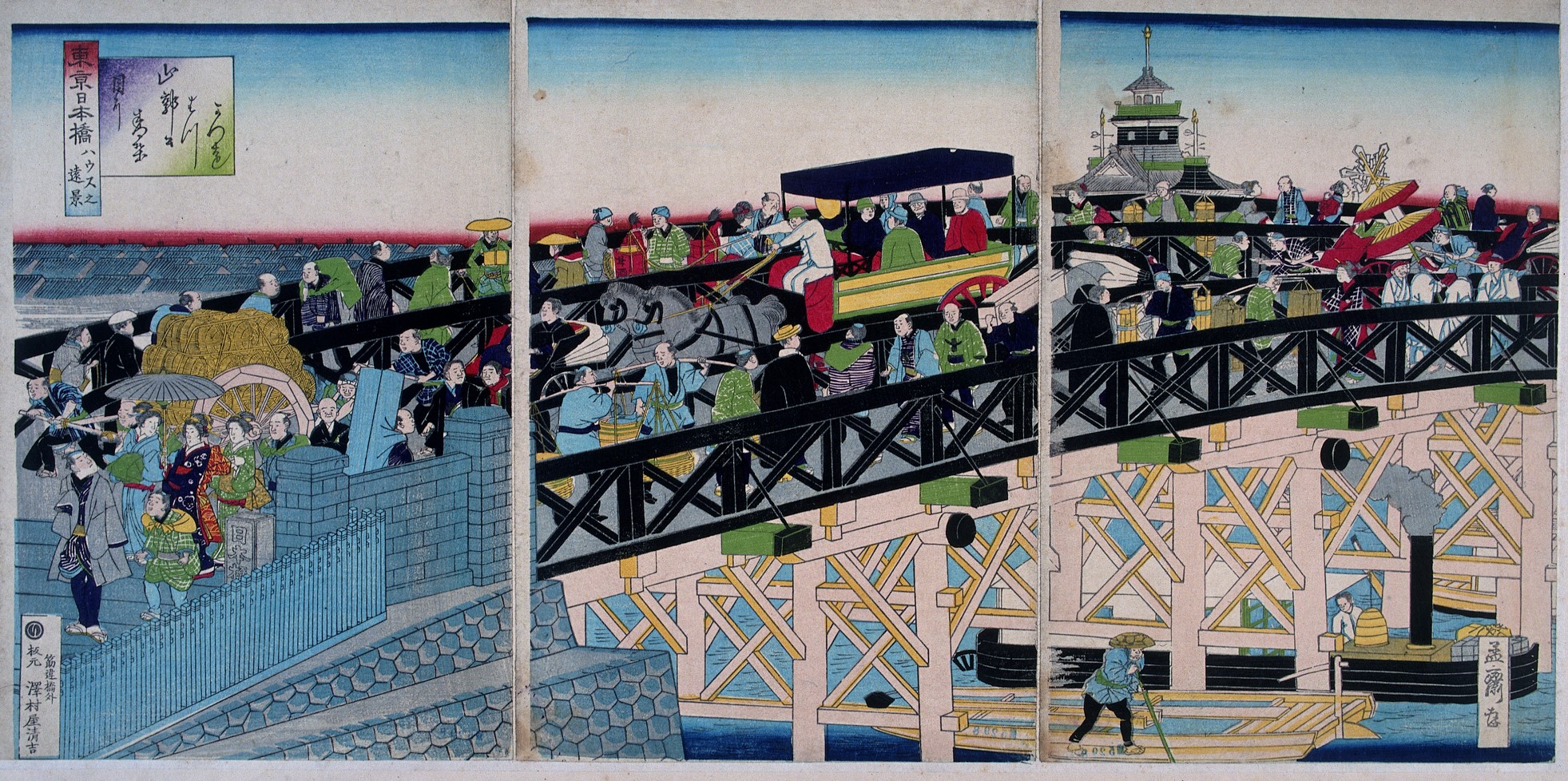 東京日本橋ハウス之遠景　19世紀後半