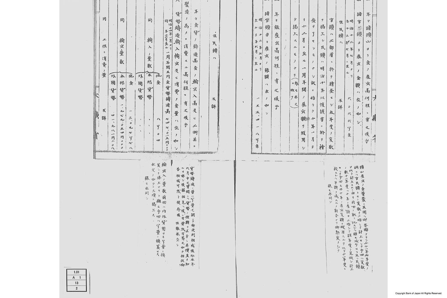 米国公使諮問金銀貨問題