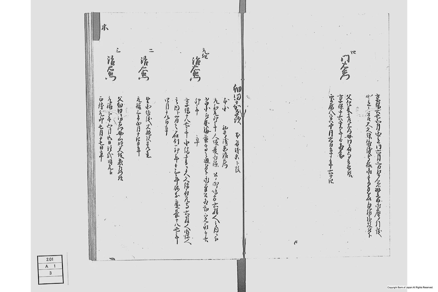 佐州地役人分限由緒書・上