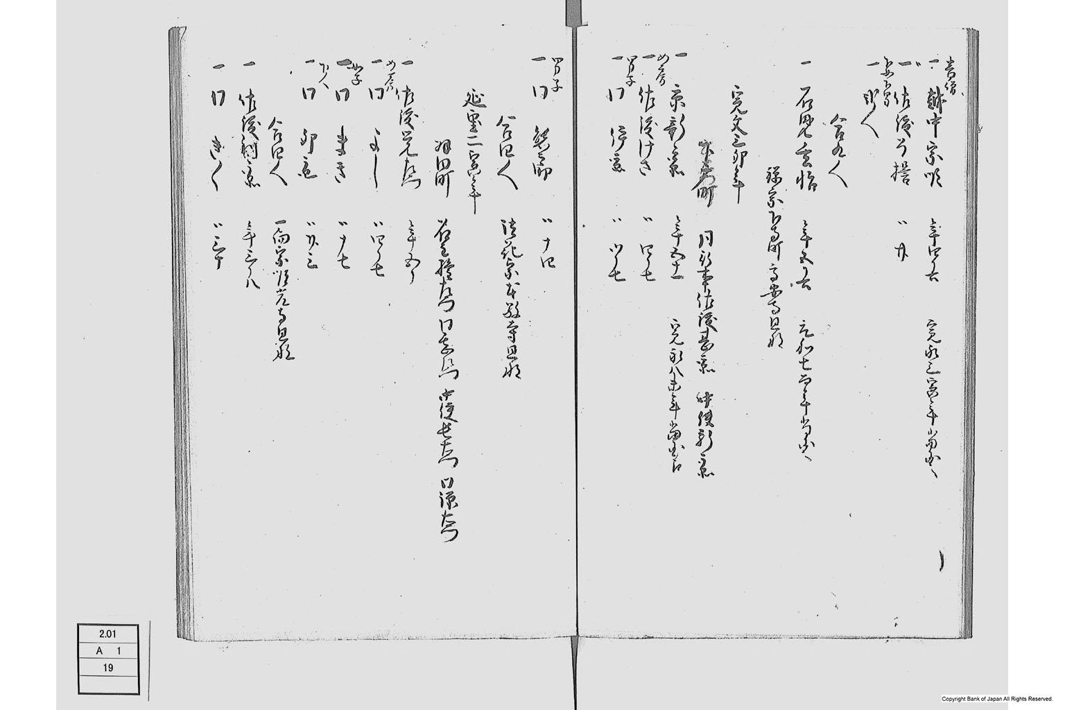 地他国古書之写並同諸向聞書