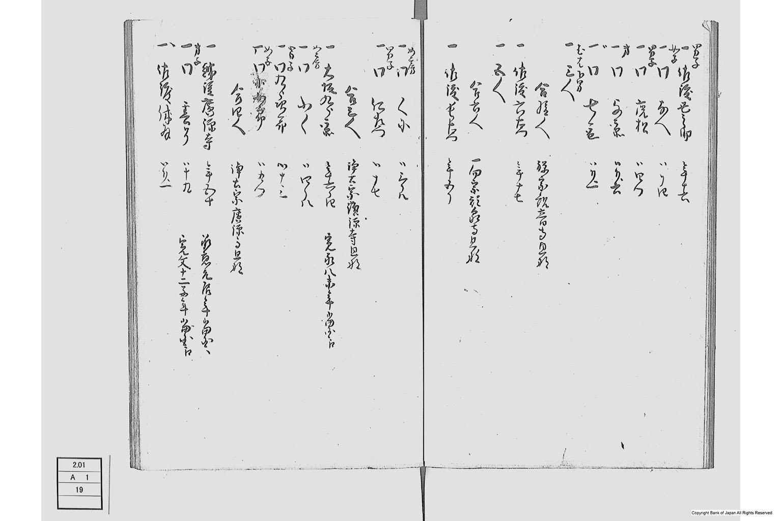 地他国古書之写並同諸向聞書