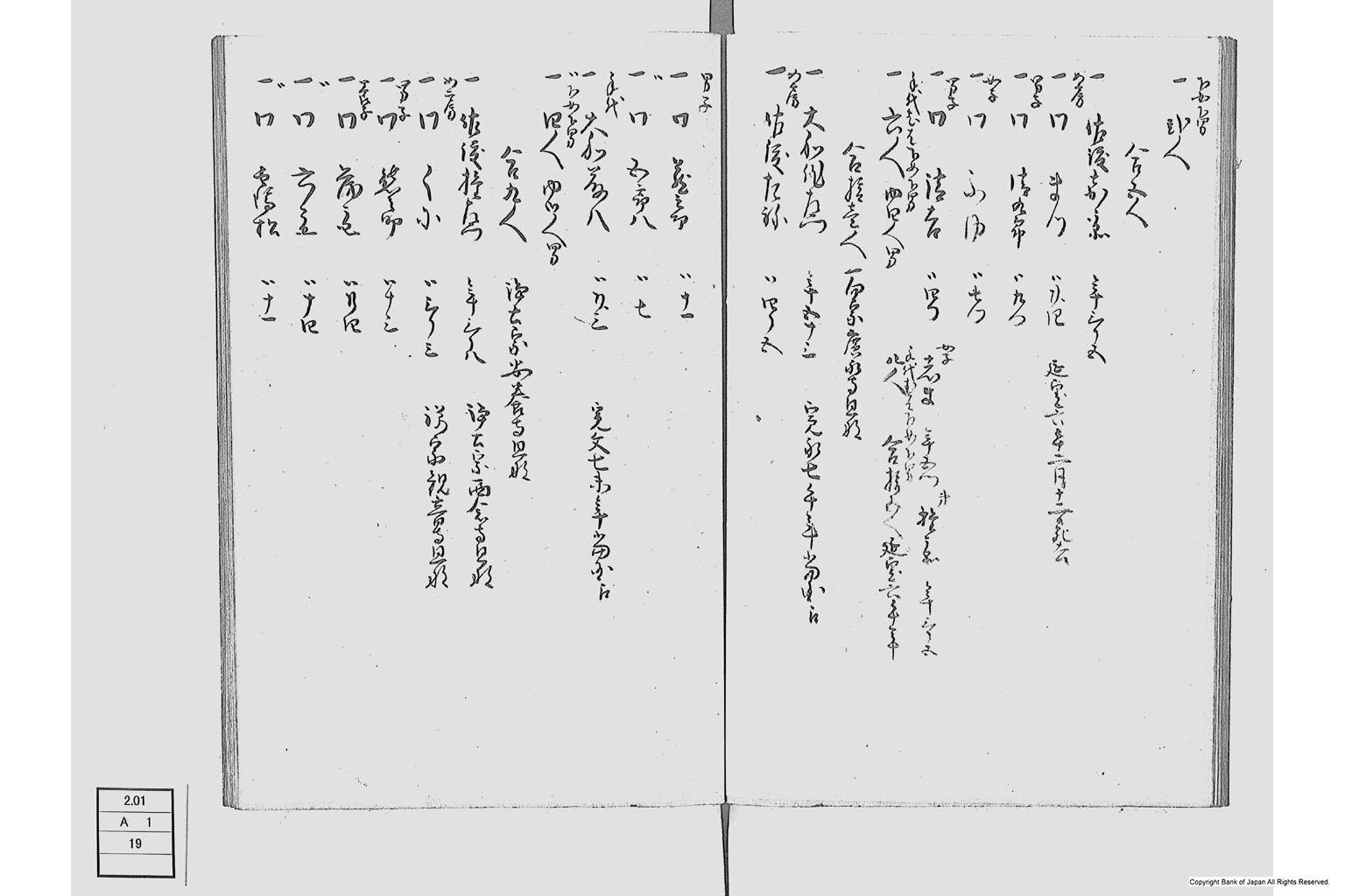 地他国古書之写並同諸向聞書