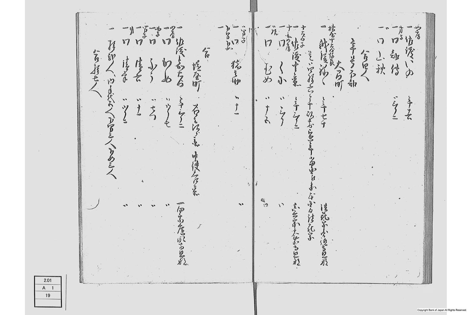 地他国古書之写並同諸向聞書