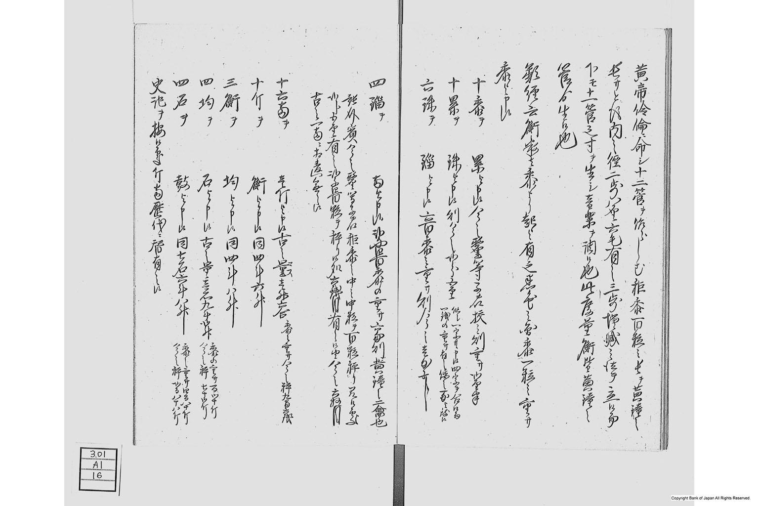 金座長野家書留