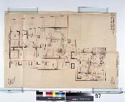 金座吹所細工所並役人御長屋地坪割替御普請出来形絵図面