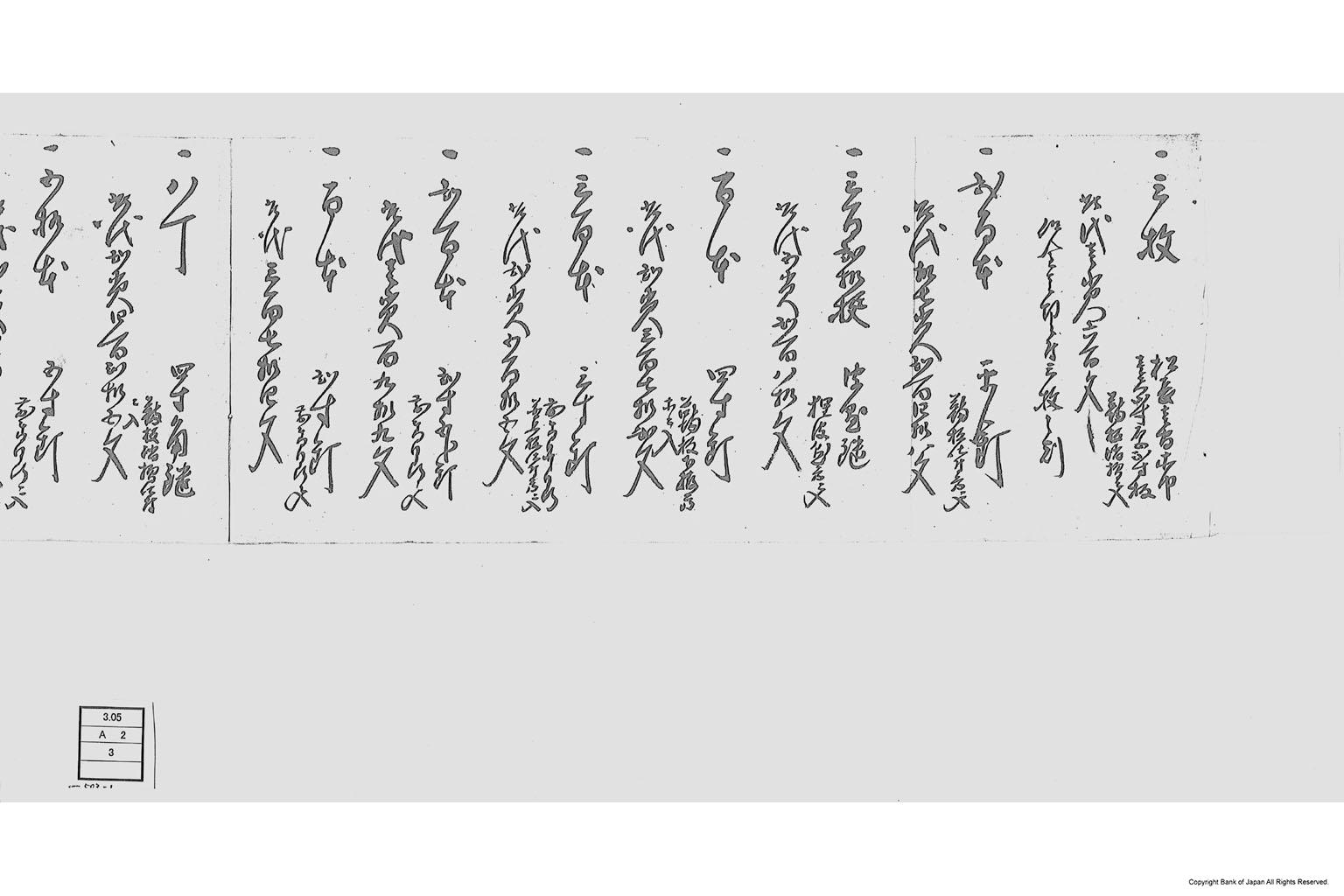 大吹方元鞴御仕懸直方御入料大図調