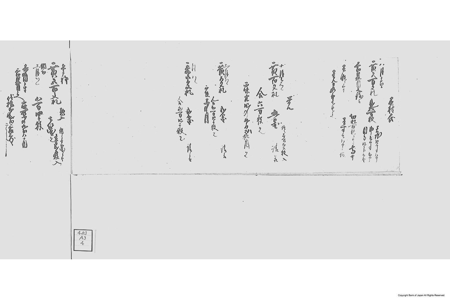 薩州様御銭札注文日記