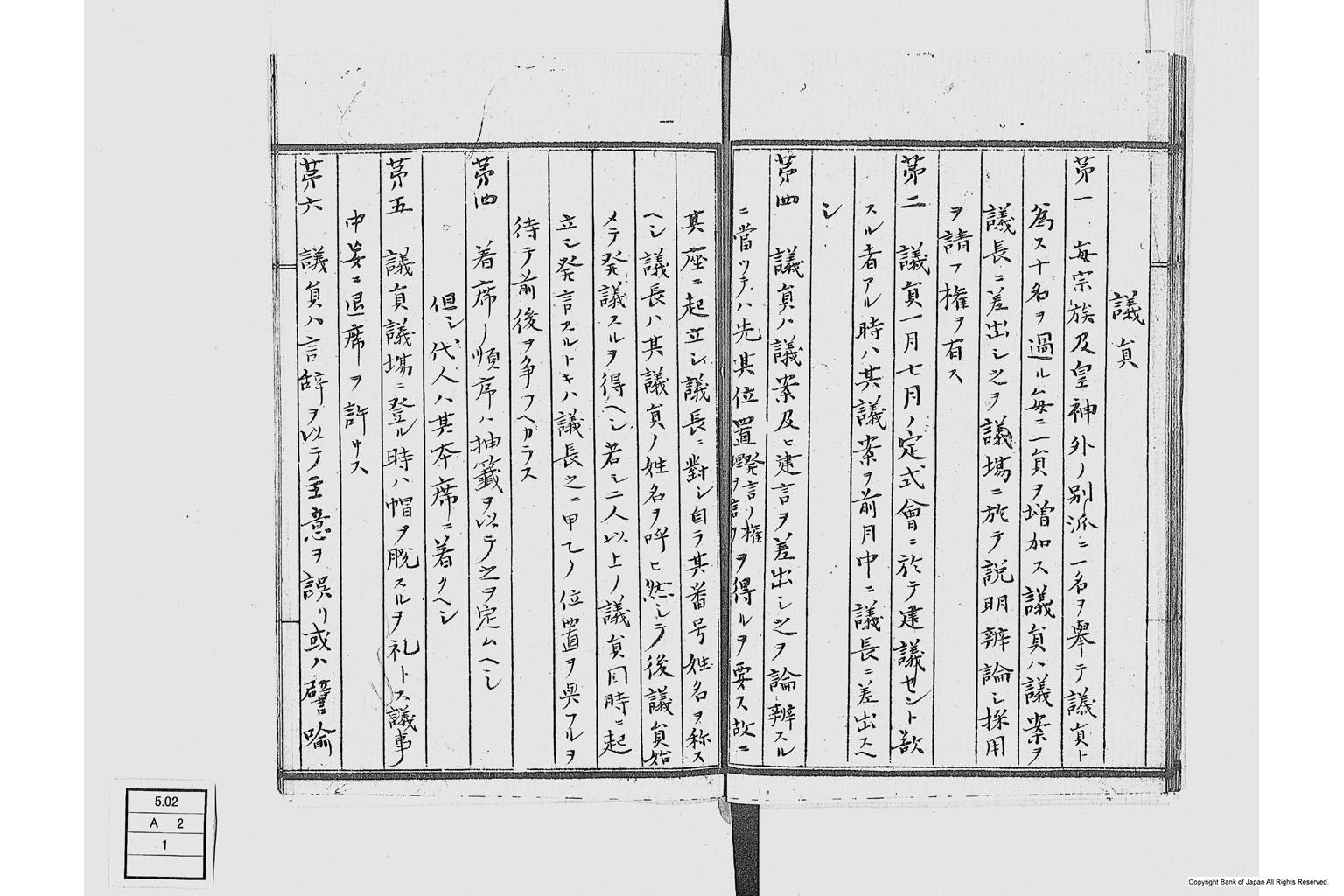 第十五国立銀行関係書類