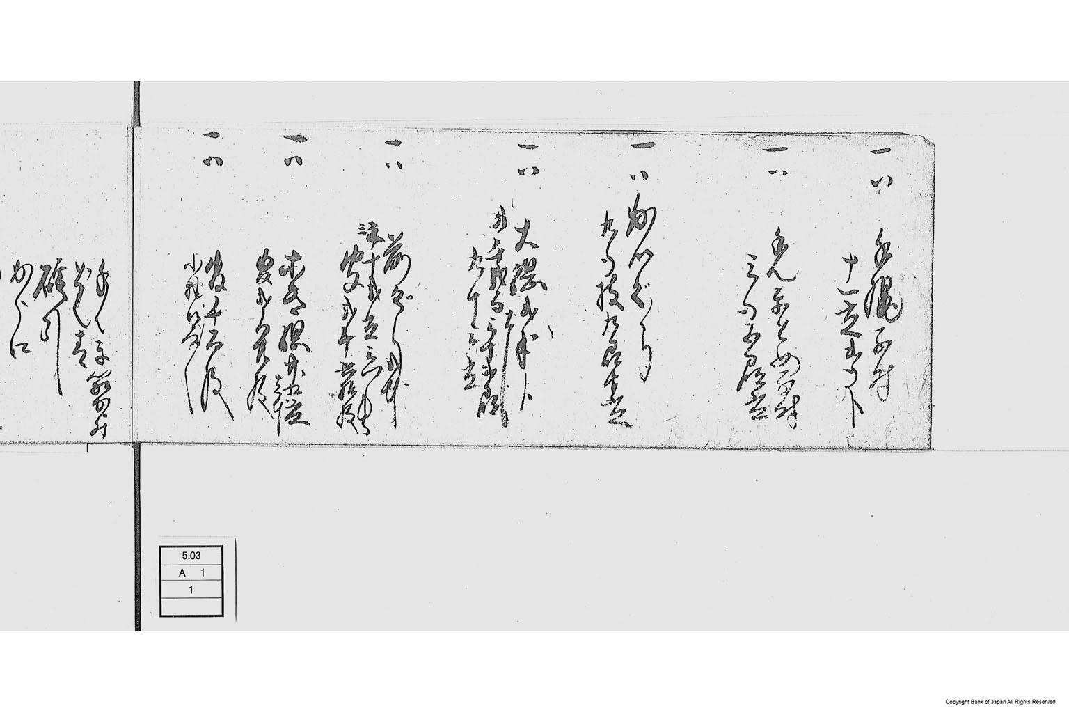 永通丸新道具調子帳