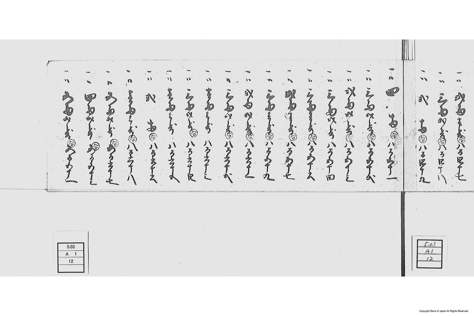 洗鮫仕切目録書