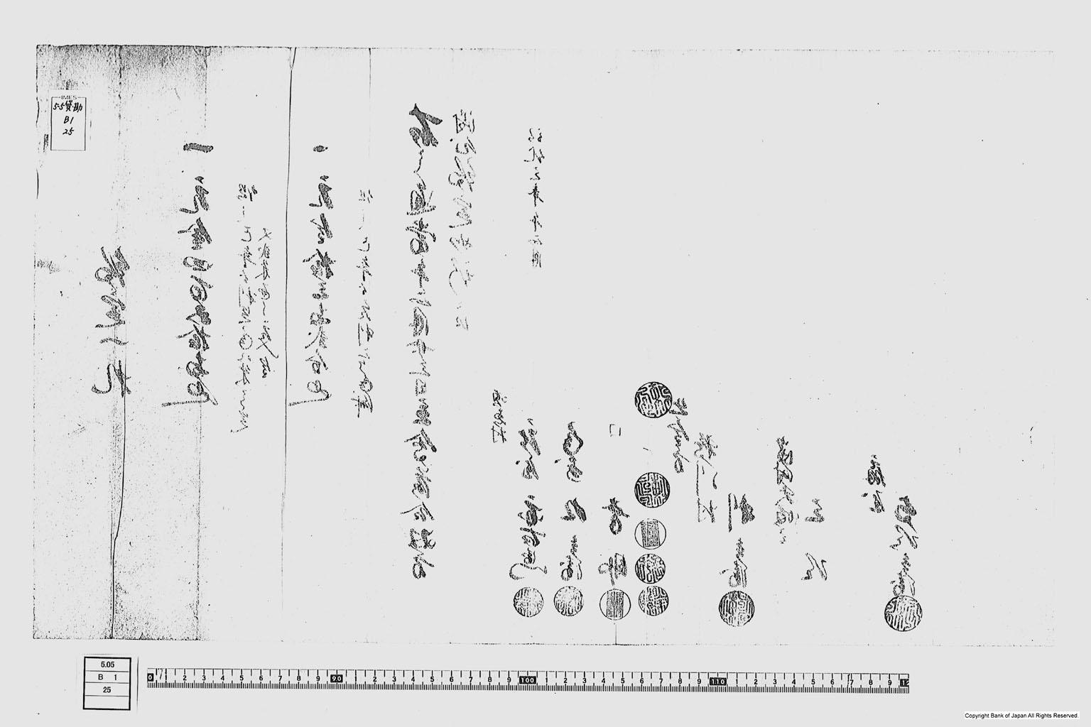 約定一札（借用金之儀に付約定一札）