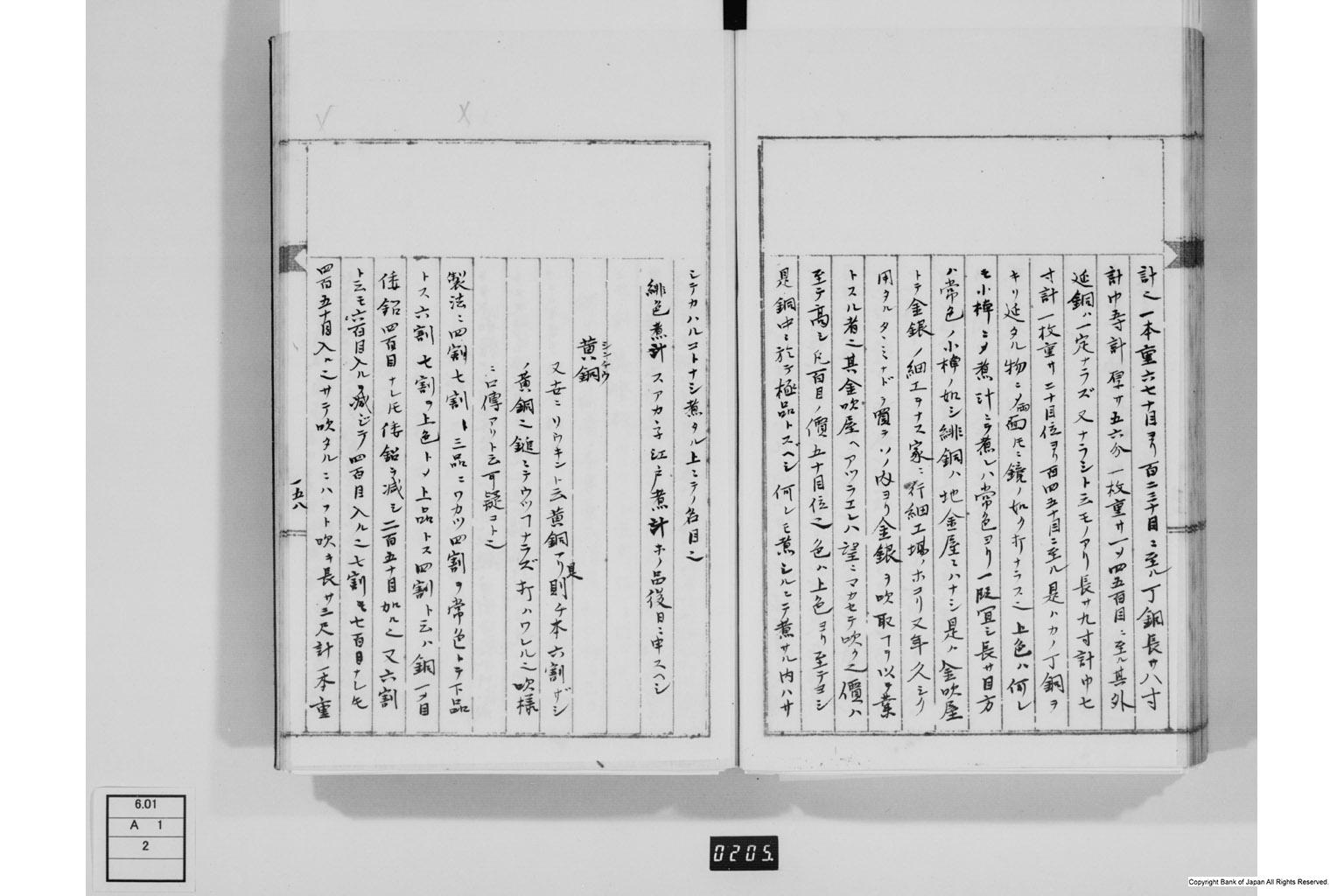 永野家文書二・御用方秘算録