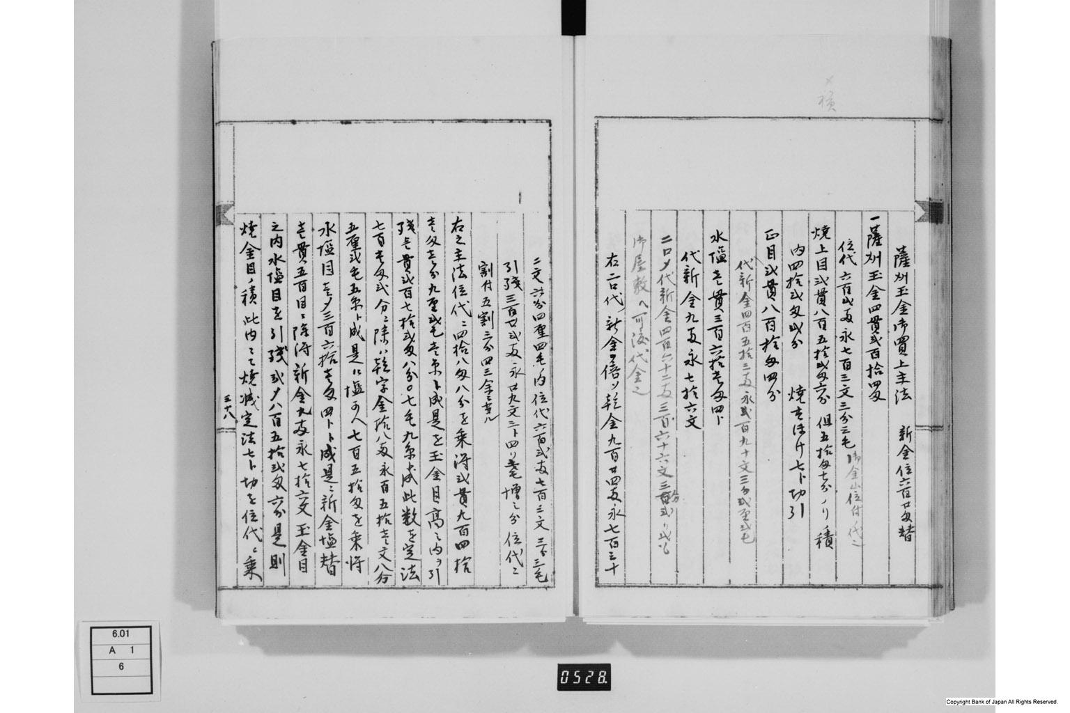 永野家文書六・座方之書物