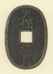 地方貨幣　天保通宝　鋳地不知銭
