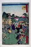 東京名所三十六戯撰亀井戸天神初卯　